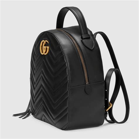 sac gucci marmont blanc|Gucci Marmont leather backpack.